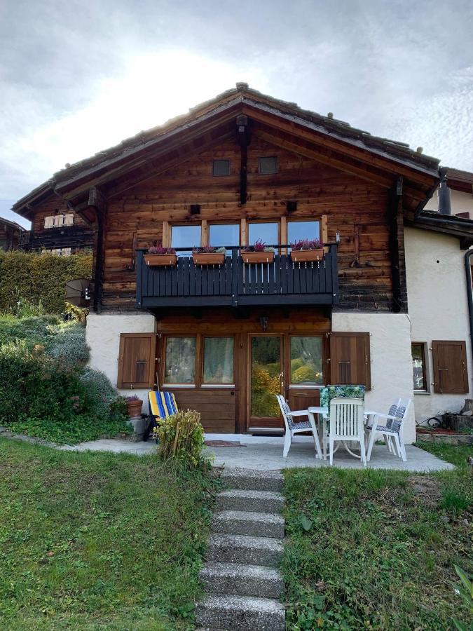 Chalet Leonie Le0 Blatten bei Naters Eksteriør bilde